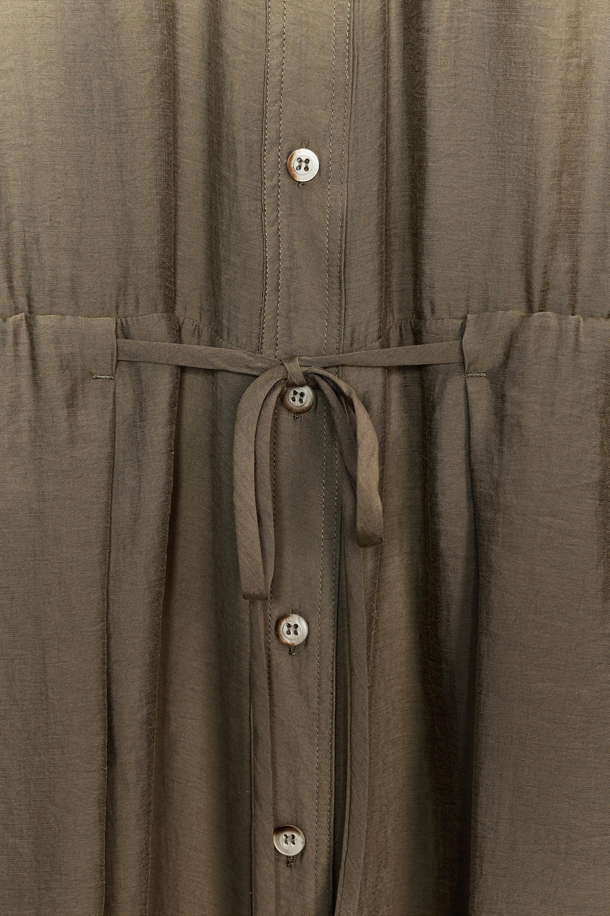 FLUID SHORT SHIRT DRESS